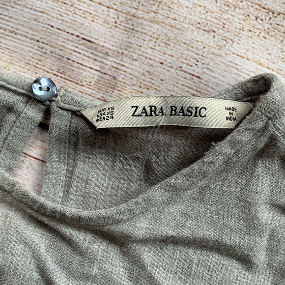 Zara | Long Sleeve Embroidered Tunic Mini Dress - Picture 5 of 10